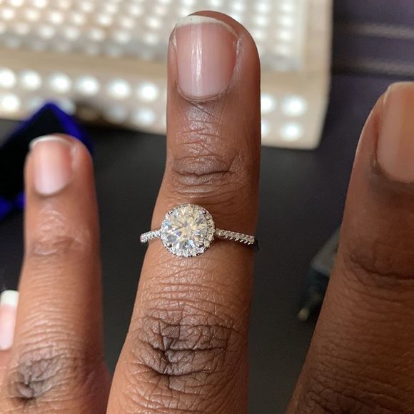 Moissanite Diamond Ring - Picture 8 of 10